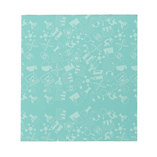 Bloc-note Science Icons Notes de post-it Motif (Devant)