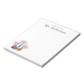 Bloc-note Science Teacher Chemistry Test Tubes (Tourné)