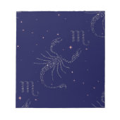 Bloc-note scorpio étoiles (Devant)