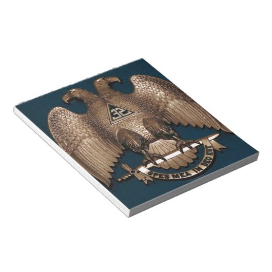 Bloc-note Scottish Rite Turquoise 32 degrés (Incliné)