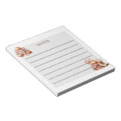 Bloc-note Scribbles cosy automne (Incliné)