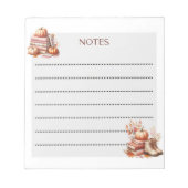 Bloc-note Scribbles cosy automne (Devant)