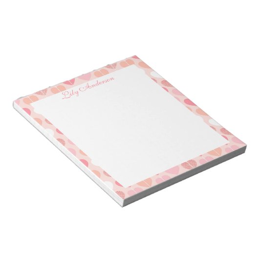 Bloc-note Script Floral (Incliné)