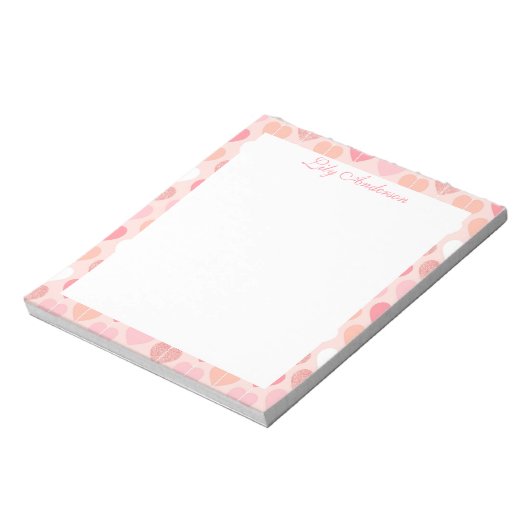 Bloc-note Script Floral (Tourné)