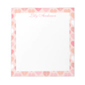 Bloc-note Script Floral (Devant)