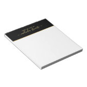 Bloc-note Script moderne professionnel (Incliné)