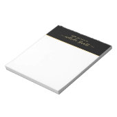 Bloc-note Script moderne professionnel (Tourné)