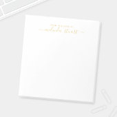 Bloc-note Script moderne professionnel