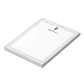 Bloc-note Script moderne tendance Homard vintage Personnalis (Tourné)