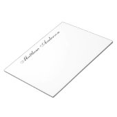 Bloc-note Script monogramme (Incliné)