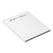 Bloc-note Script monogramme (Incliné)
