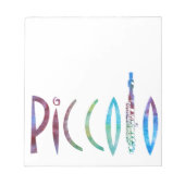 Bloc-note Script Piccolo (Devant)