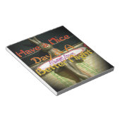 Bloc-note Sculpture de lapin de bronze avec citations inspir (Incliné)