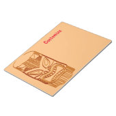 Bloc-note Sculpture Gold Tiki Thunder_Cove (Incliné)