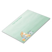 Bloc-note Sea Green Watercolor Cute (Incliné)
