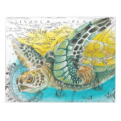 Bloc-note Sea Turtle Watercolor (Devant)