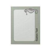 Bloc-note Seahorse Black (Tourné)