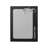 Bloc-note Seahorse White (Tourné)