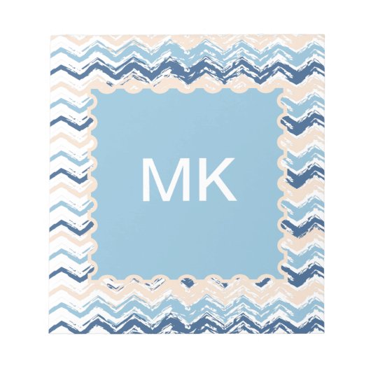 Bloc-note Seashore Scribble ZigZag (Devant)