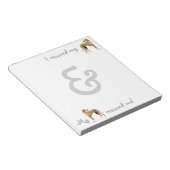 Bloc-note Secourir Azawakh (Incliné)