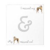 Bloc-note Secourir Azawakh (Devant)