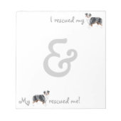 Bloc-note Secourir Berger Américain Miniature (Devant)