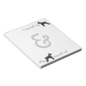 Bloc-note Secourir Giant Schnauzer (Incliné)