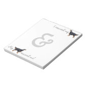 Bloc-note Secourir Gordon Setter (Tourné)