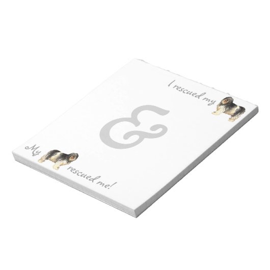 Bloc-note Secourir le chien blanc polonais (Tourné)