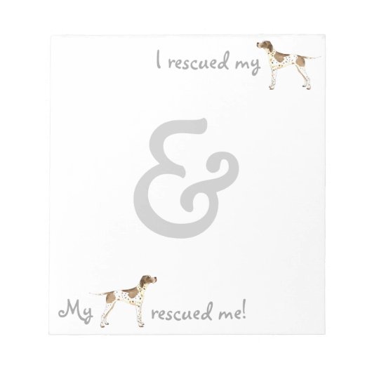 Bloc-note Secourir le pointeur (Devant)