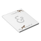 Bloc-note Secourir le pointeur à cheveux courts allemand (Incliné)