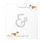 Bloc-note Secourir Welsh Springer Spaniel (Devant)