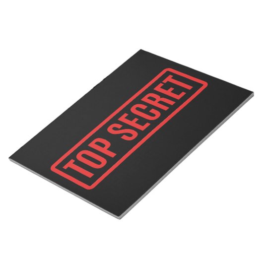 Bloc-note Secret noir (Incliné)