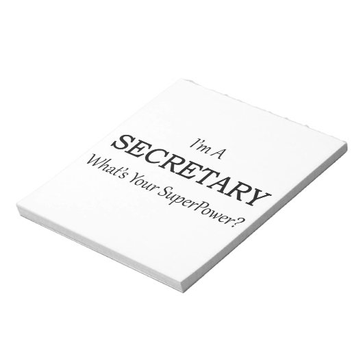 BLOC-NOTE SECRÉTAIRE (Tourné)