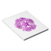 Bloc-note Section Tentacle en rose (Incliné)