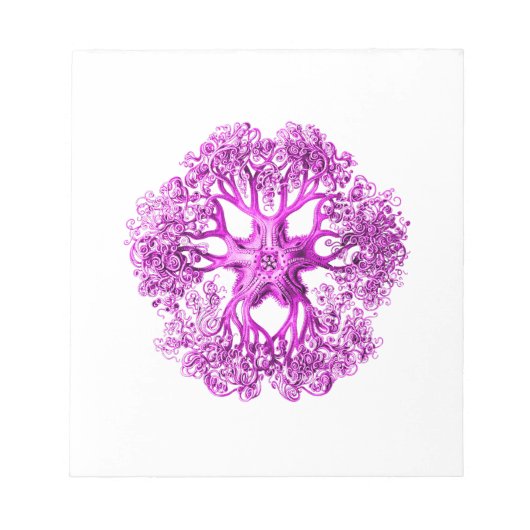 Bloc-note Section Tentacle en rose (Devant)