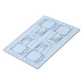 Bloc-note Seed Packet light blue DYI Notepad (Incliné)