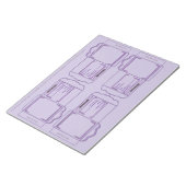 Bloc-note Seed Packet purple DYI Notepad (Incliné)