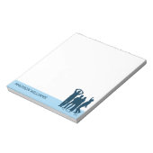 Bloc-note Seinfeld | Graphique de silhouette de groupe (Tourné)