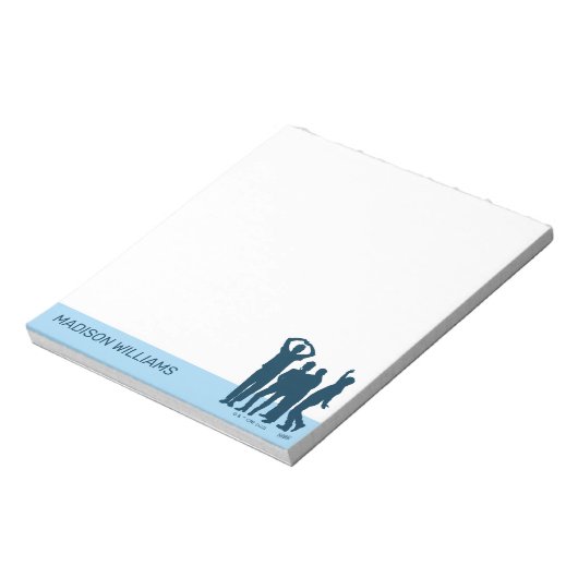 Bloc-note Seinfeld | Graphique de silhouette de groupe (Tourné)