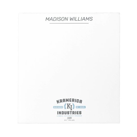 Bloc-note Seinfeld | Kramerica Industries (Devant)