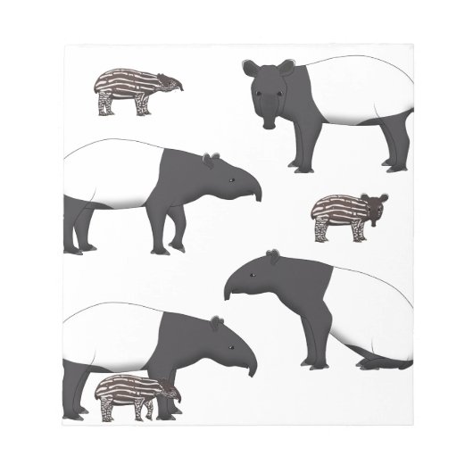 Bloc-note Sélection de Schabrackentapir (Devant)