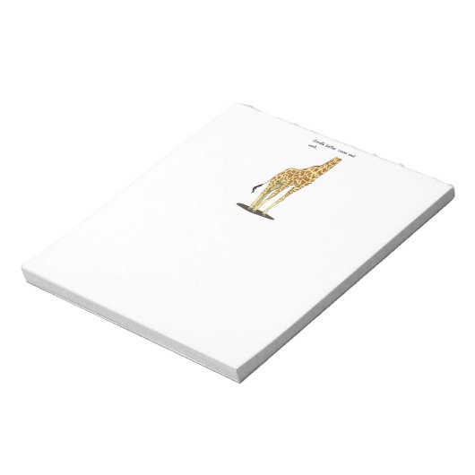 Bloc-note Selfies de girafe (Tourné)