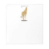 Bloc-note Selfies de girafe (Devant)