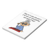 Bloc-note Sens de chocolat (Tourné)