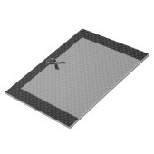 Bloc-note Sensibilisation au ruban Fibre de carbone noire (Incliné)