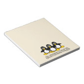 Bloc-note Sentez le regard brûlant des pingouins | Tan (Incliné)