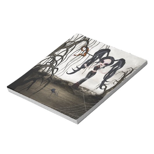 Bloc-note Sepia Goth Girl (Tourné)