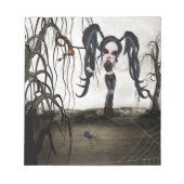 Bloc-note Sepia Goth Girl (Devant)