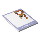 Bloc-note Serpent de dessin animé (Incliné)